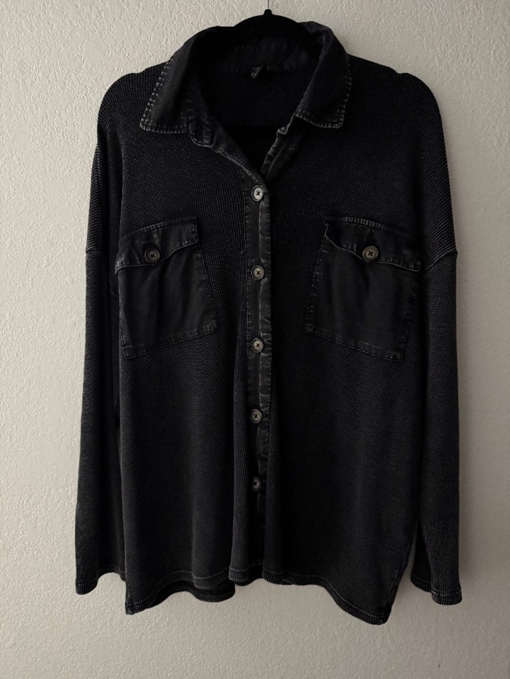 Forever 21 waffle button down
